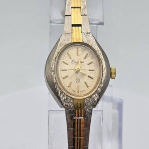 Vintage 1950s EUGENE Watch Ladies Wind-up Mechanical Gold Tone FREE $HIPPING!!